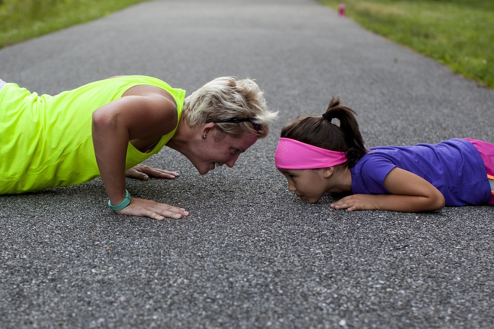 Ab V-Up Hold & Partner Push-Ups